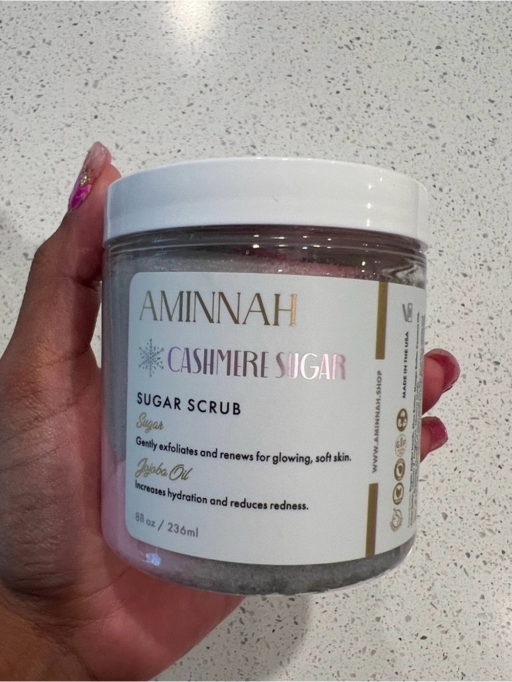 5/$35 NWT AMINNAH Cashmere Sugar Sugar Scrub retails $32